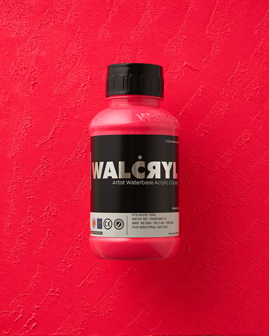 079 Neon Pink  - WALCRYL Artist Waterbase Acrylic Colours