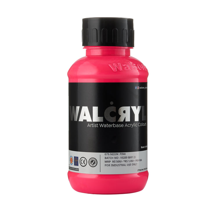 079 Neon Pink  - WALCRYL Artist Waterbase Acrylic Colours