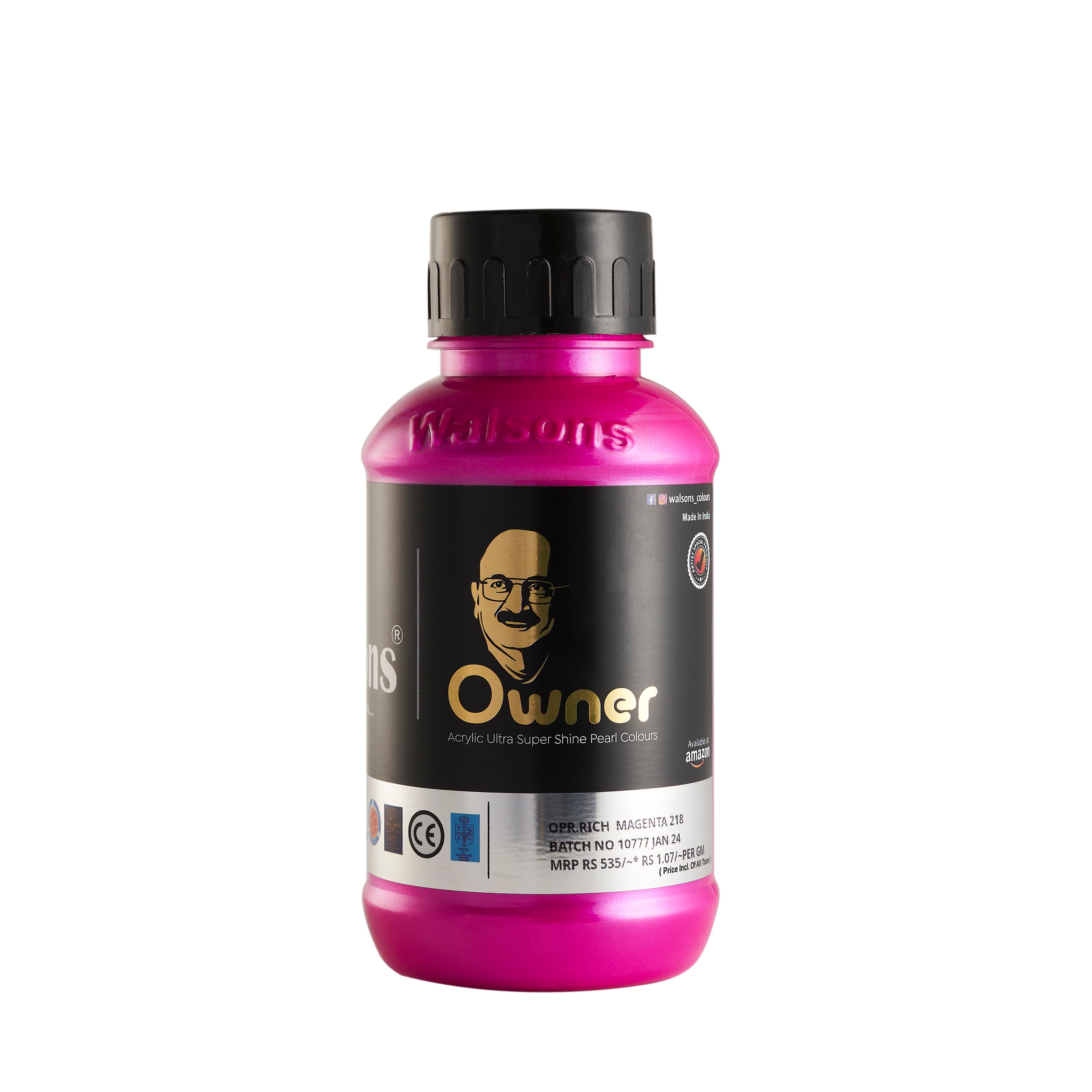 OPR. Rich Magenta - 218 - Owner Acrylic Ultra Super Shine Pear Colours