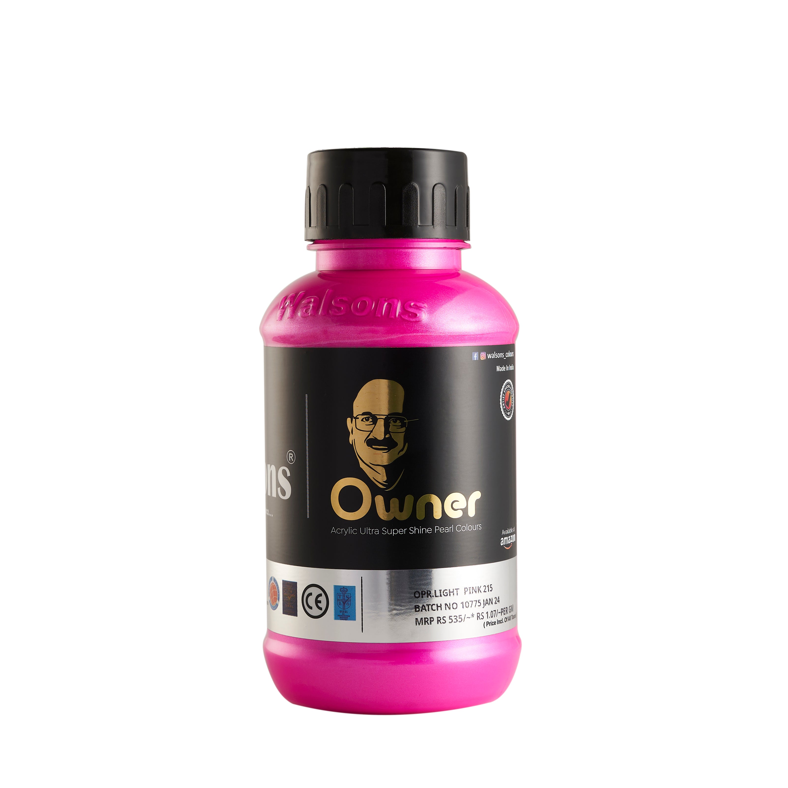OPR. Light Pink - 215 - Owner Acrylic Ultra Super Shine Pear Colours